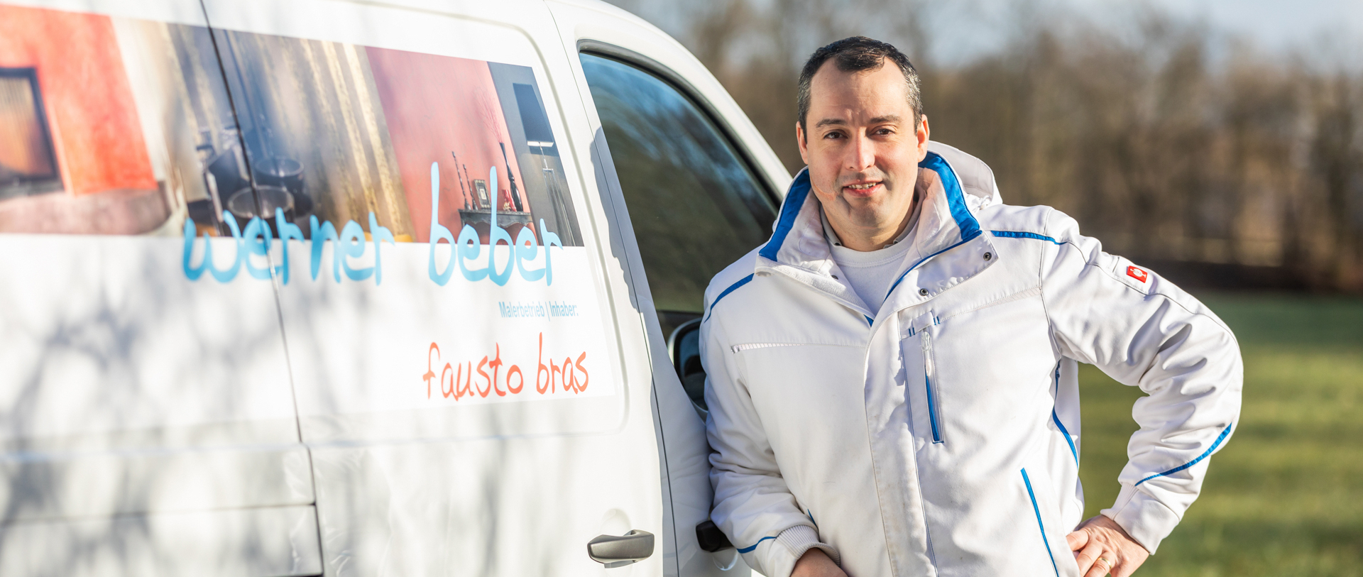 Fausto Bras, Inhaber Malerbetrieb Werner Beber in Hilden